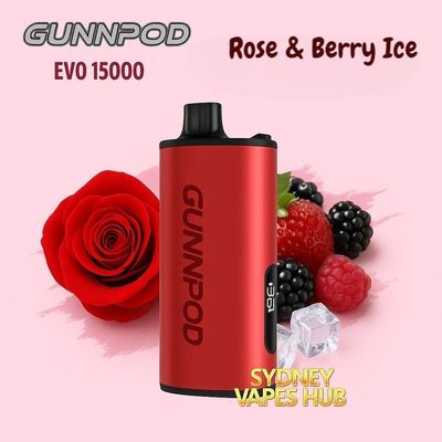 Gunnpod EVO Rose &amp; Berry Ice 15K