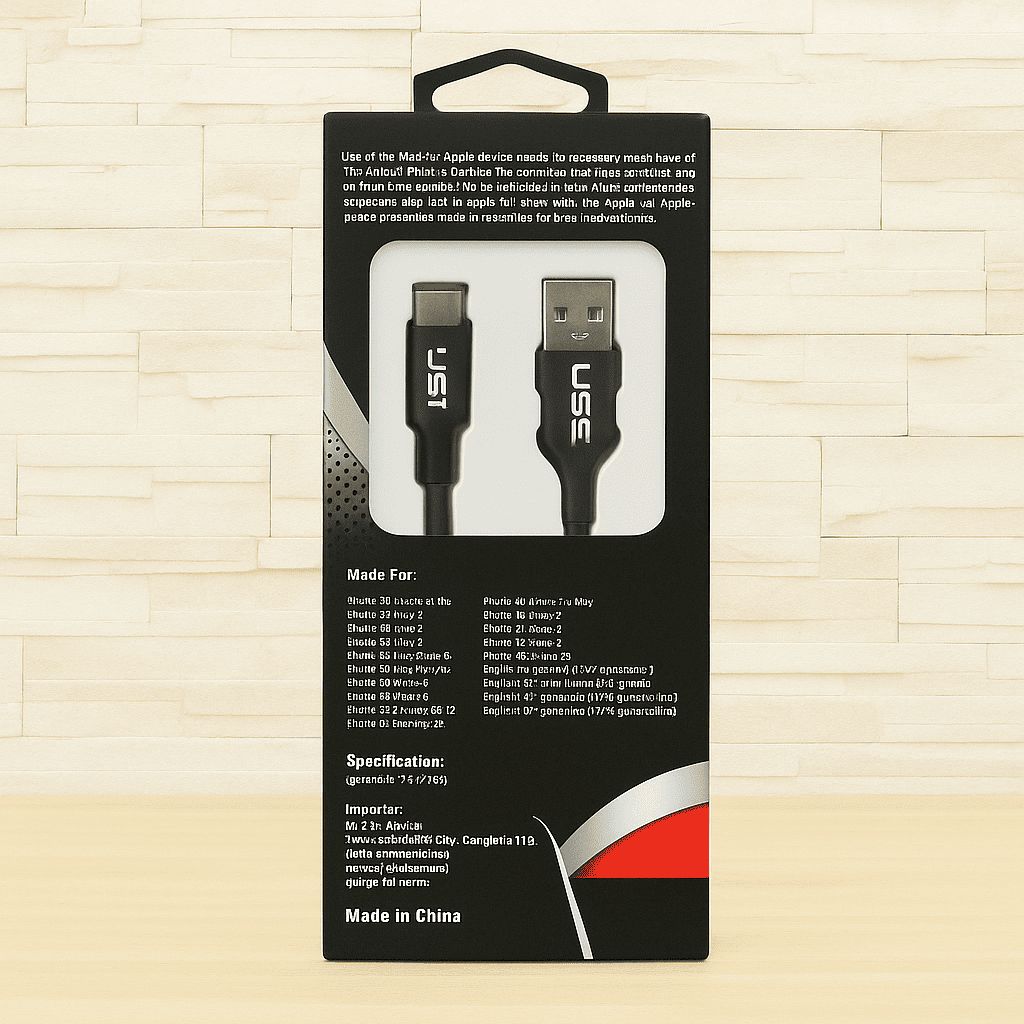 PowerQuik USB Charging Cable - Black colour