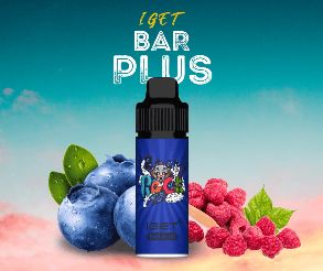 IGET Bar Plus Blueberry Raspberry Bubble Gum