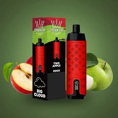 Crown Al Fakher Pro 8000 Double Apple Crown Al Fakher Pro 8000 Double Apple