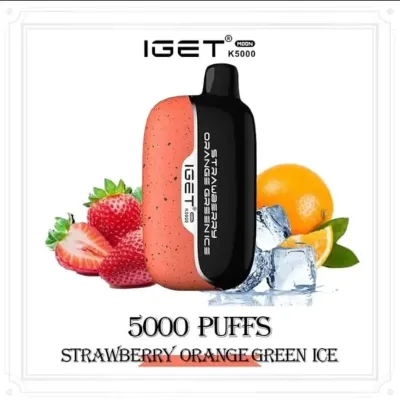 IGET MOON Strawberry Orange Green Ice 5000