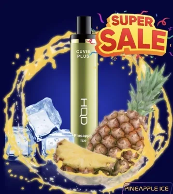 HQD Cuvie 1200 - 6 Pack pineapple ice