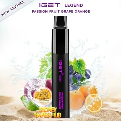 IGET Legend Passionfruit Grape Orange 4000 IGET Legend Passionfruit Grape Orange 4000