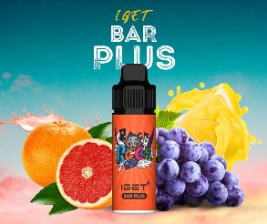 IGET Bar Plus Orange Grape fruit lemon