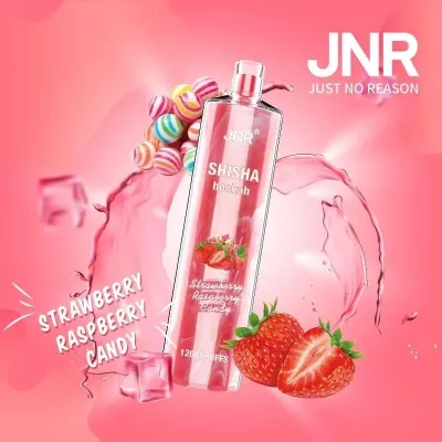 JNR ShiSha 12000 Puffs Strawberry Raspberry Candy