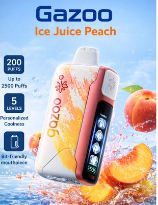 Gazoo 15000 Peach juice Ice - Alibarbar Alternative