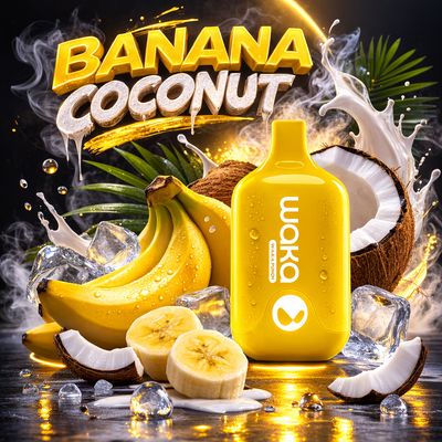 Waka Smash 6000 - Banana Coconut
