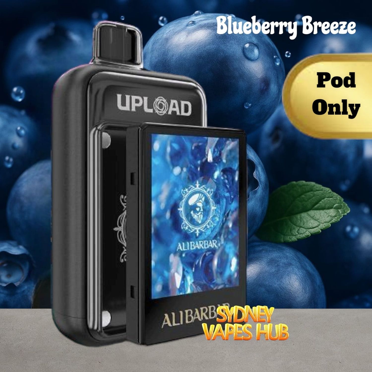 ALIBARBAR 25k - Blueberry Breeze  - Pod Only
