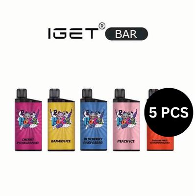 5 Pcs Iget Bar 3500 Puffs