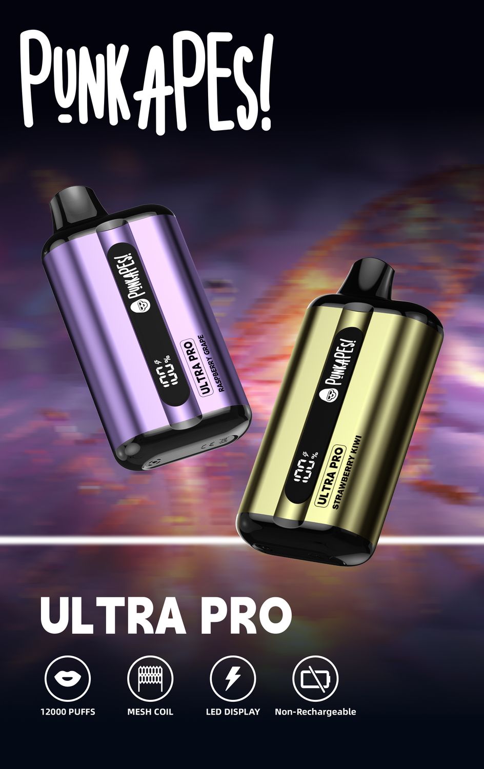 20 pcs - Punkapes Ultra Pro 12000 puffs