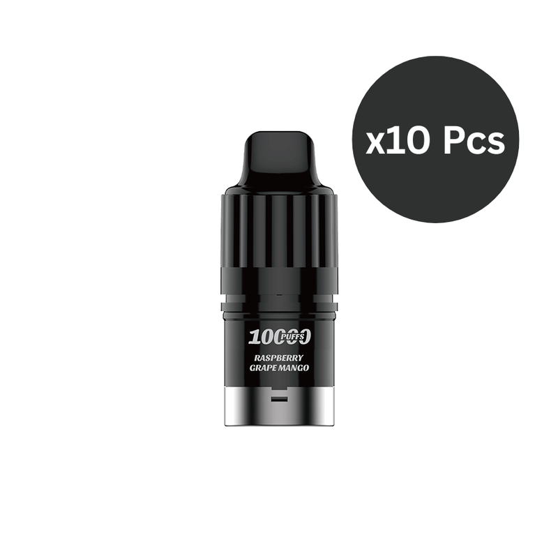 10 PCS - IGET BAR PLUS S3 10000 PUFFS (POD ONLY)