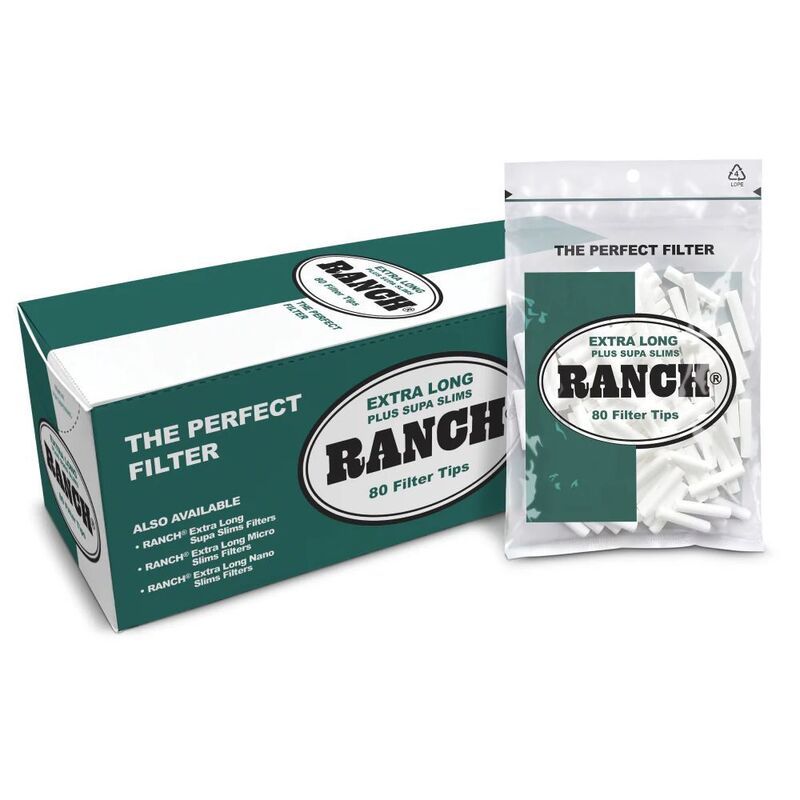 FILTERS RANCH - XL SUPA SLIMS (Green - Extra Long)
