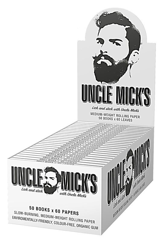 UNCLE - Mick&#39;s Medium Weight Rolling Papers 60 leaves