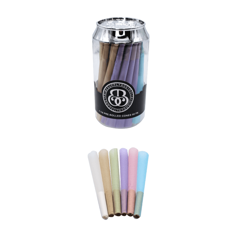 CAN CONES - Pre-Rolled 1.1/4 Size 83mm (60 Cones)