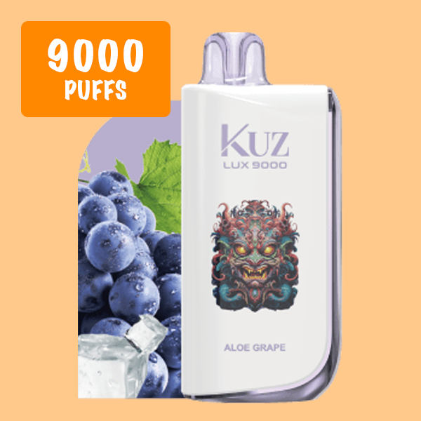 KUZ LUX 9000 puffs - Aloe Grape