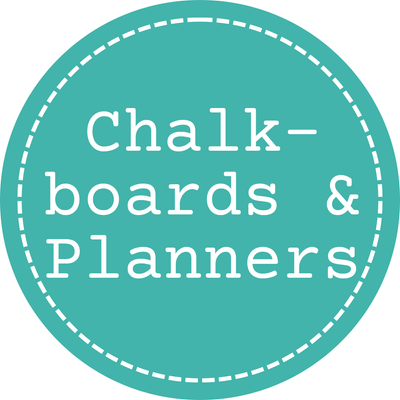 Chalkboards &amp; Planners