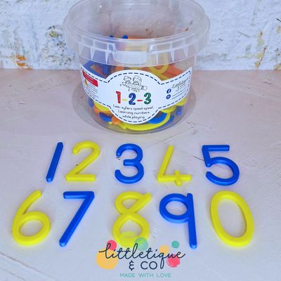 3D Numbers Set