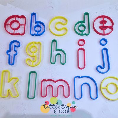 Alphabet Cutter Set- One of each