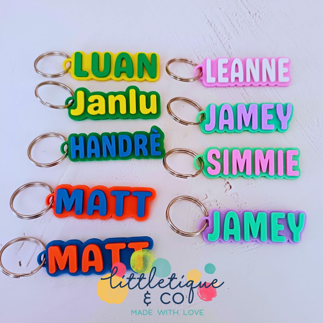 3D Bag Tag - Two Colours