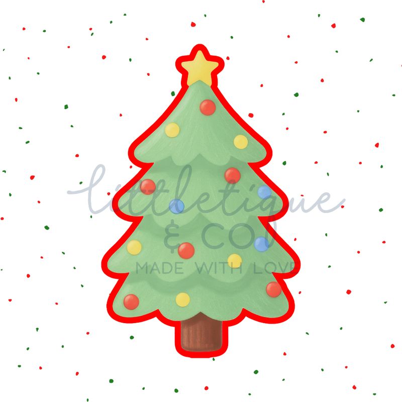 Christmas tree tall green