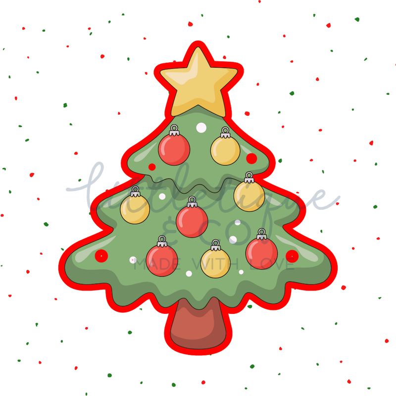 Christmas tree with star