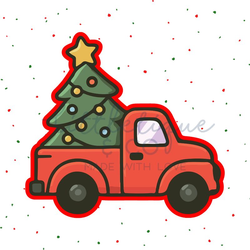 Christmas tree truck