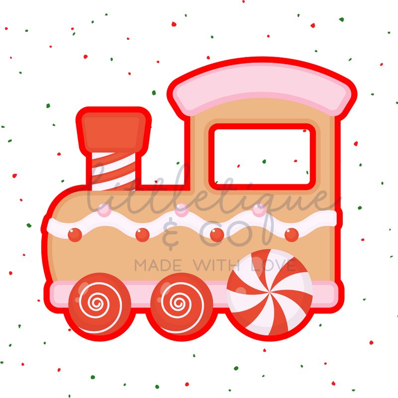 Christmas candy train