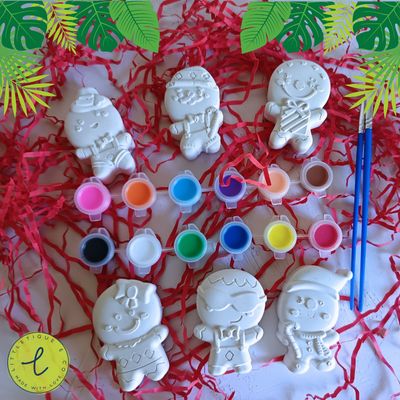Gingerbread Paint Set