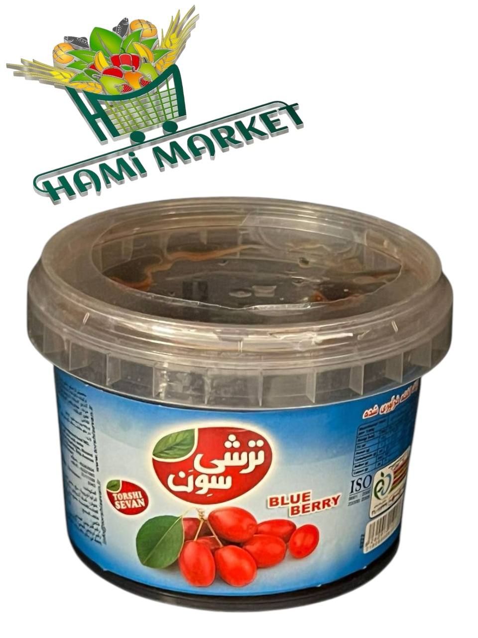 Verarbeitete Blaubeeren Torshisevan  زغال اخته فراوری شده ترشی سون