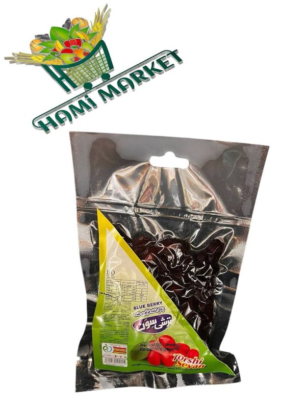 Verarbeitete Blaubeeren Torshisevan  زغال اخته فراوری شده ترشی سون