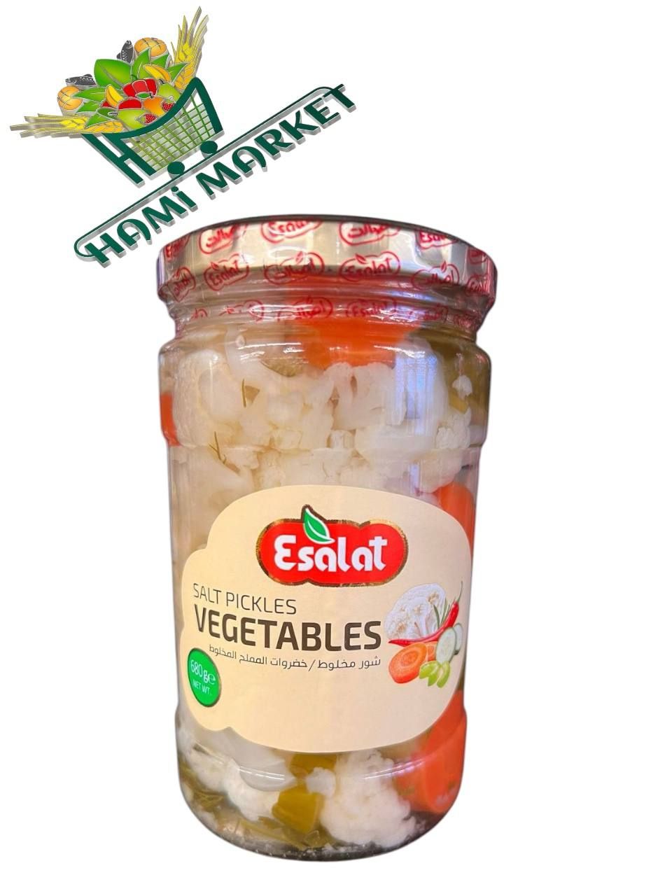 Eingelegte Gmüse in Salzlake Esalat ترشی شور مخلوط اصالت Eingelegte Gmüse in Salzlake Esalat ترشی شور مخلوط اصالت