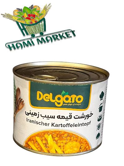 Iranischer Kartoffeleintopf Delgato  خورشت قیمه  و سیب زمینی  کنسرو