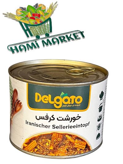 Iranischer Sellerieeintopf Delgato خورشت کرفس کنسرو