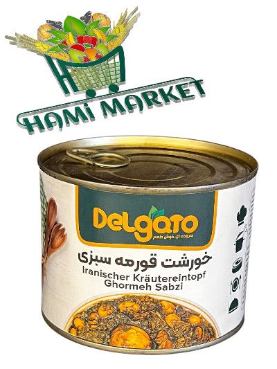 Iranischer Kräutereintopf Ghormeh Sabzi Delgato خورشت قورمه سبزی  کنسرو
