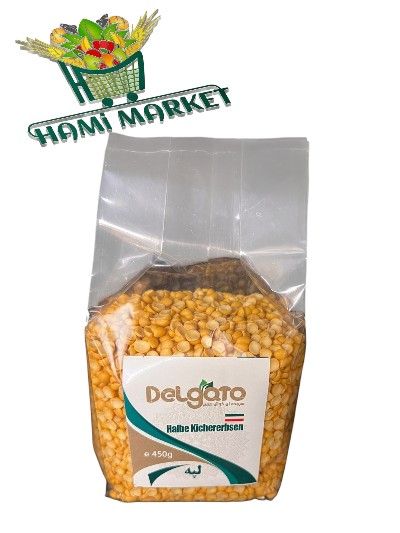 Halbe Kichererbsen Delgato لپه 450 گرمی دلگاتو
