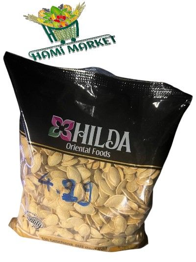 Geröstete & Gesalzene Kürbiskerne Hilda تخمه کدو گوشتی Geröstete & Gesalzene Kürbiskerne Hilda تخمه کدو گوشتی
