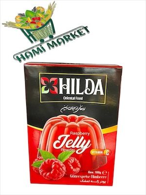 Himbeere ​Pulver Hilda پودر ژله با طعم تمشک هیلدا