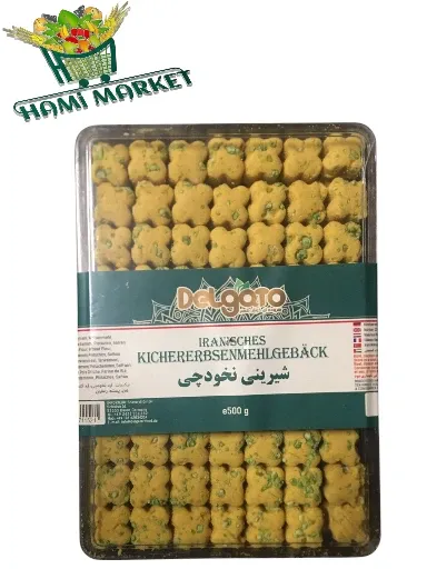 Iranisches Kichererbsenmehl gebäck Delgato شیرینی آرد نخود ایرانی