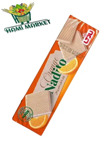 Waffel mit Orangencreme NADI  ویفر با کرم طعم پرتقال نادی
