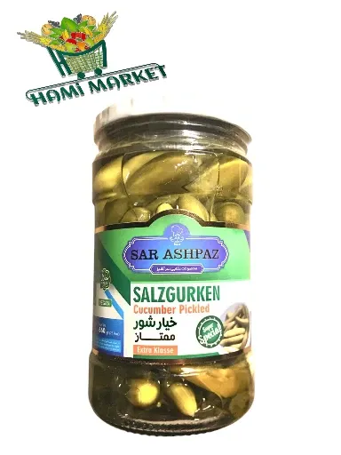 Salzgurken Momtaz Sar Ashpaz خیار شور ممتاز 660 گرم Salzgurken Momtaz Sar Ashpaz خیار شور ممتاز 660 گرم