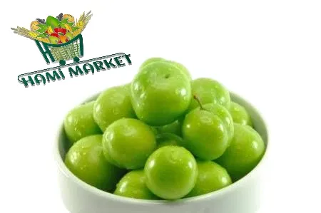 Grüne Pflaume HAMI MARKET (گوجه سبز (آلو سبز محتوی نیم کیلو گرم Grüne Pflaume HAMI MARKET (گوجه سبز (آلو سبز محتوی نیم کیلو گرم