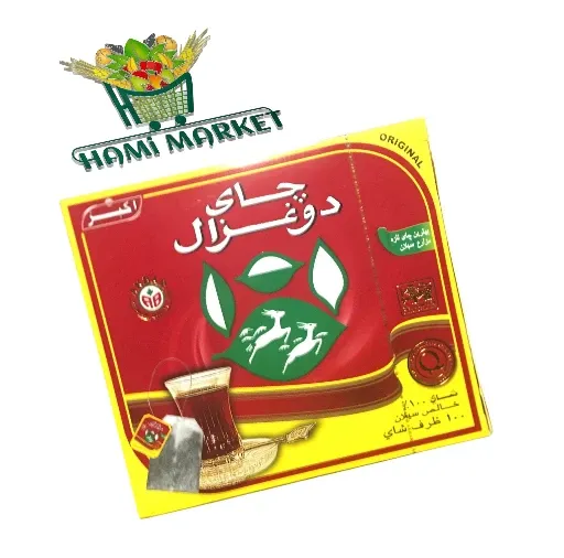 Schwarzer Tee Do Ghazal چای سیاه ( چای سیاه کیسه ای ) دوغزال Schwarzer Tee Do Ghazal چای سیاه ( چای سیاه کیسه ای ) دوغزال