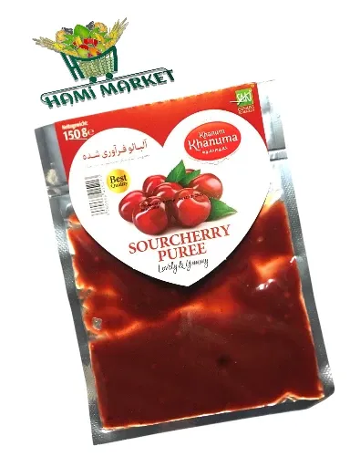 Sauerkirsche Puree Khanum Khanuma   آلبالو فرآوری شده خانوم خانوما