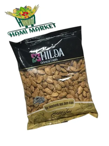 Geröstete & Gesalzene Melonenkerne Hilda تخمه ژاپنی - گلپر Geröstete & Gesalzene Melonenkerne Hilda تخمه ژاپنی - گلپر