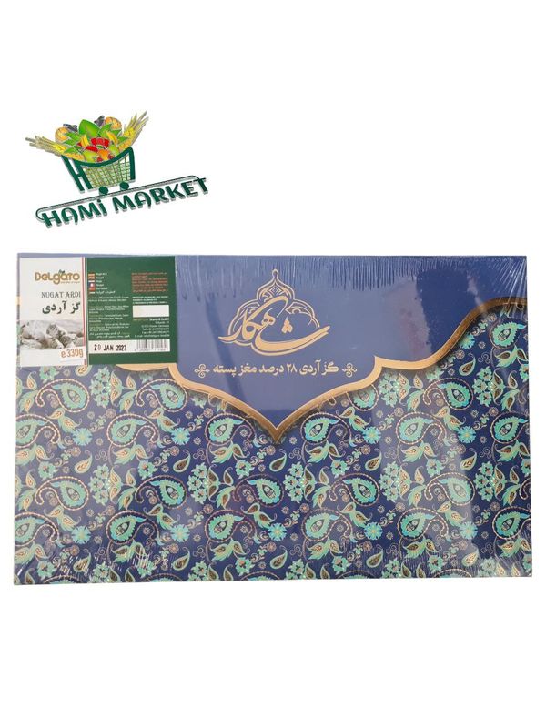 Gaz 28% Pistazien Shahkar  گز آردی با 28 درصد مغز پسته شاهکار