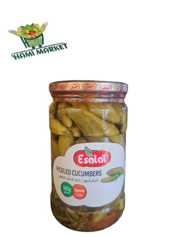 ​Ausgezeichnete eingelegte Gurke Esalat  خیارشور ویژه  اصالت 680 گرم