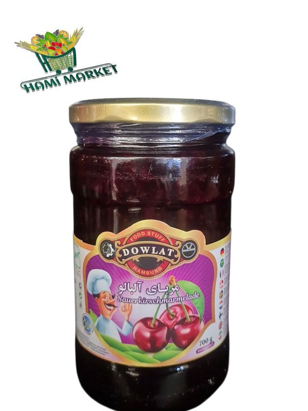Kirschmarmelade dowlat مربای آلبالو دولت