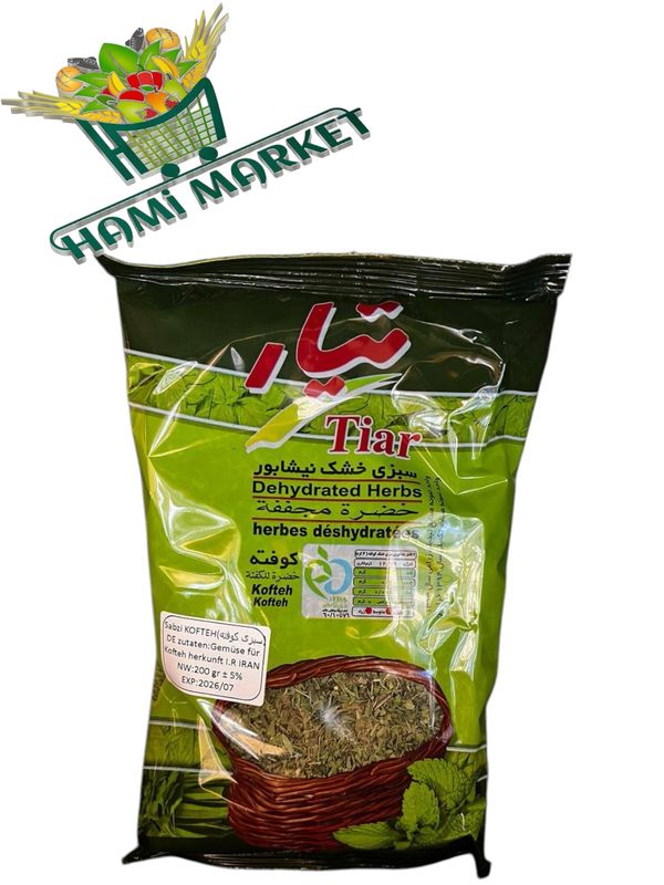 Gtrocknete Kräutermischung Kofte Tiar  سبزی کوفته خشک تیار