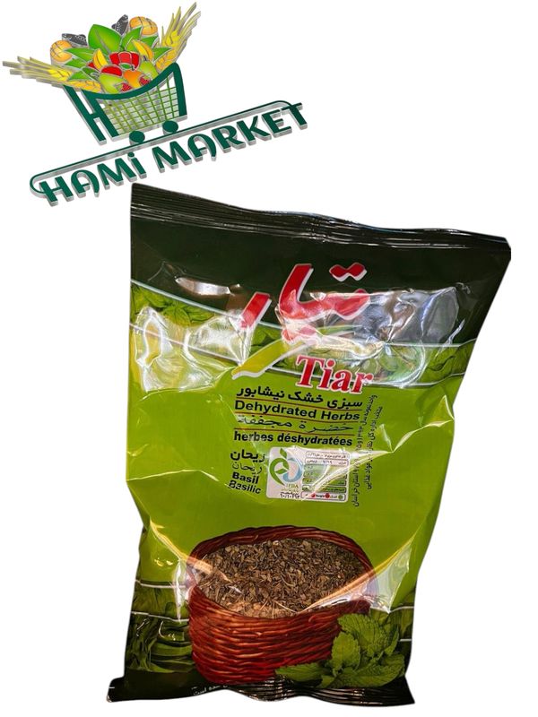 Gtrocknete Basilikum Tiar ریحان خشک تیار