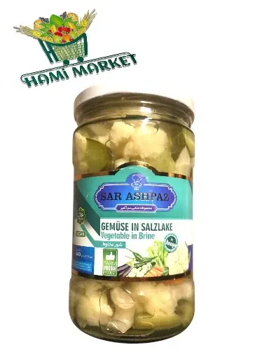 Gemüse in Salzlake Sar Ashpaz  شور مخلوط